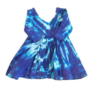 Worthy Threads Girls Blue Tie Dye Dress size: 3T